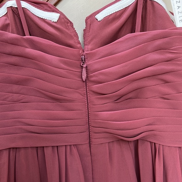 Azazie Lara style chiffon dress - Picture 5 of 8